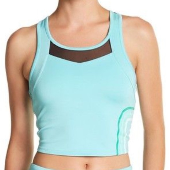 ⚡️🆕Threads 4 Thought Electra Crop Top in Aqua Splash ⚡️ - Picture 2 of 8
